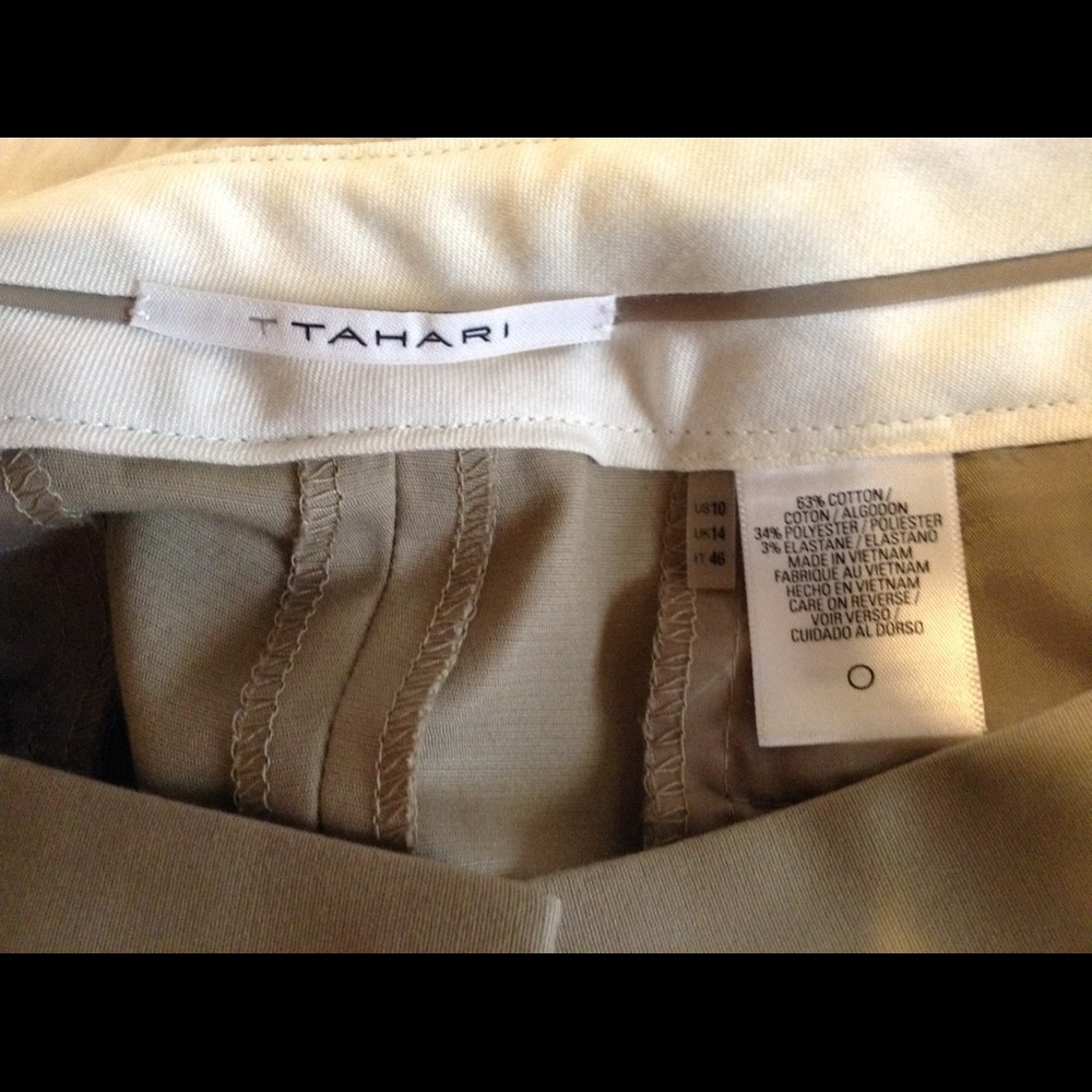 ✨Tahari Tan Dress Pants✨ - Picture 3 of 7
